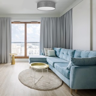 Plafonnier Earth 4 lumières – blanc – en métal – style loft