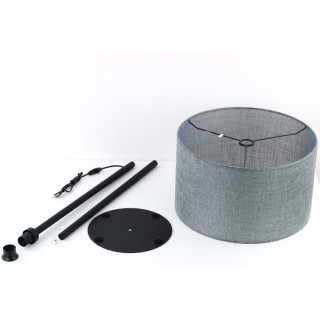 Lampadaire Earth 1 lumière – noir – en métal – style classique