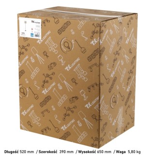 Lampadaire Earth 1 lumière – noir – en métal – style classique