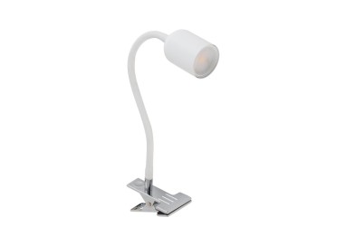 Lampe à poser Top 1 lumière – blanc – en métal – style moderne