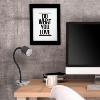 LAMPE MURALE À CLIP NOIRE SUPÉRIEURE 1