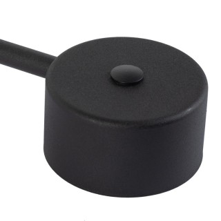 Plafonnier Avia 6 lumières – noir – en métal – style moderne