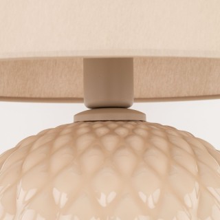 Veilleuse Santana 1 lumière – doré – en métal et verre – style moderne et chic