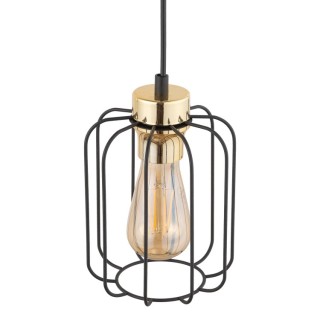 Suspension Galaxy 1 lumière – doré & noir – en métal – style moderne