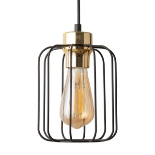 Suspension Galaxy 1 lumière – doré & noir – en métal – style moderne