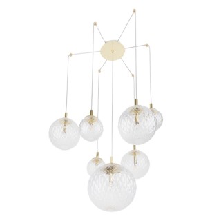 Suspension Cadix – doré – en métal – style moderne et chic