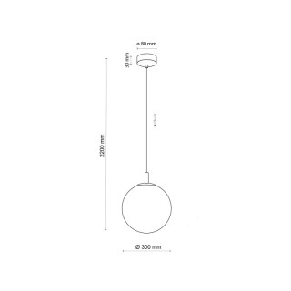 Suspension Cadix 1 lumière – doré – en métal – style moderne et chic