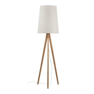 Lampadaire Walz 1 lumière – pin – en métal et bois – style moderne