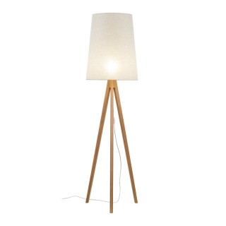 Lampadaire Walz 1 lumière – pin – en métal et bois – style moderne