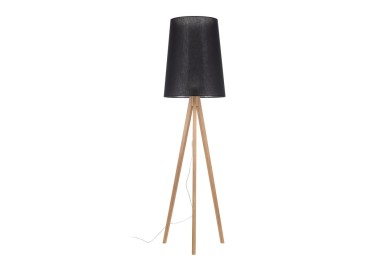 Lampadaire Walz 1 lumière – pin – en métal et bois – style moderne et loft