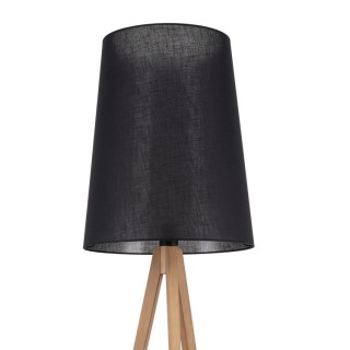 Lampadaire Walz 1 lumière – pin – en métal et bois – style moderne et loft
