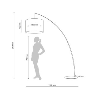 LAMPADAIRE MOBY NOIR I 1