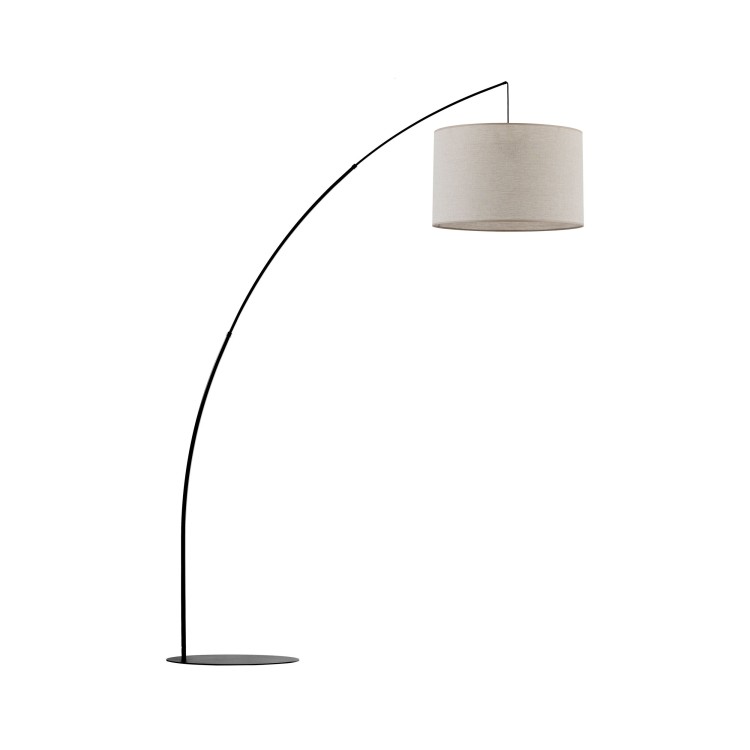 Lampadaire Moby 1 lumière – noir – en métal – style moderne