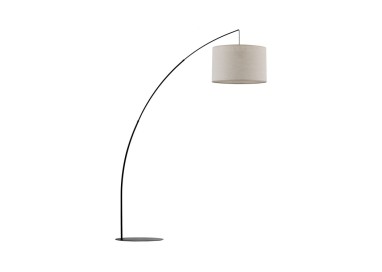 Lampadaire Moby 1 lumière – noir – en métal – style moderne