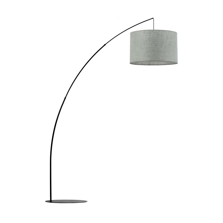 Lampadaire Moby 1 lumière – noir – en métal – style moderne