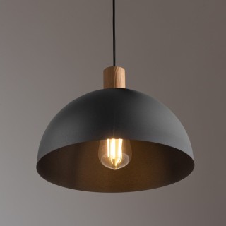 LAMPE SUSPENDUE NOIRE OSLO 1