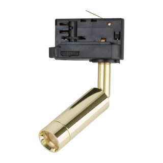 Spot sur rail Tracer 1 lumière – doré & noir – en métal – style moderne