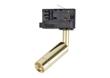 Spot sur rail Tracer 1 lumière – doré & noir – en métal – style moderne