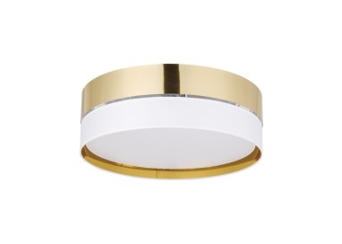 Plafonnier Hilton 4 lumières – blanc – en métal – style moderne et chic