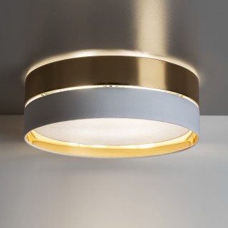 Plafonnier Hilton 4 lumières – blanc – en métal – style moderne et chic