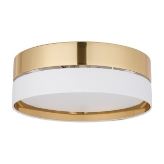 Plafonnier Hilton 4 lumières – blanc – en métal – style moderne et chic