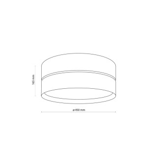 Plafonnier Hilton 4 lumières – blanc – en métal – style moderne et chic