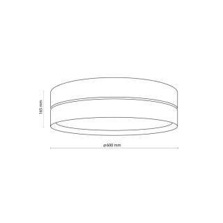 PLAFONNIER HILTON BLANC/OR 4 600