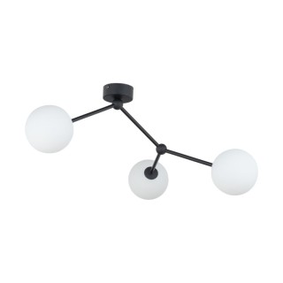 Suspension Fairy 3 lumières – noir – en métal – style moderne