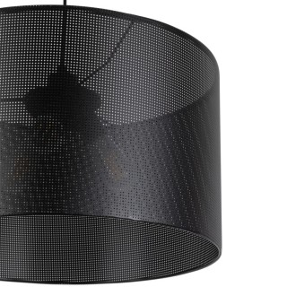 Suspension Moreno 3 lumières – noir – en métal – style moderne