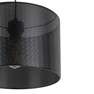 Suspension Moreno 1 lumière – noir – en métal – style moderne