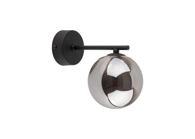 Applique murale Estera 1 lumière – noir – en métal – style moderne et loft