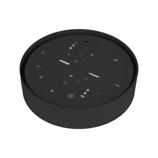 Plafonnier Pori – noir – en métal – style moderne