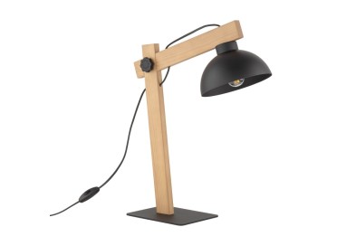 Veilleuse Oslo – pin – en métal et bois – style industriel
