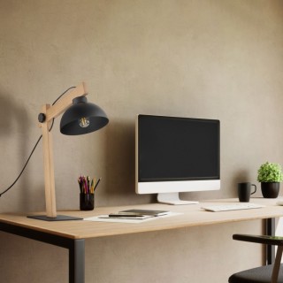 Veilleuse Oslo – pin – en métal et bois – style industriel