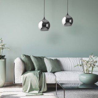 LAMPE À SUSPENSION VENEZIA CHROMÉE 1