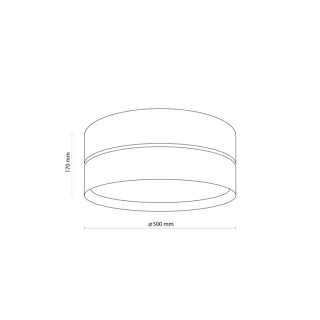 Plafonnier Nicol 4 lumières – blanc & chêne – en métal – style moderne