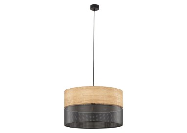 Suspension Nicol 3 lumières – noir – en plastique – style moderne