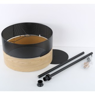 Lampadaire Nicol 1 lumière – noir – en métal – style moderne