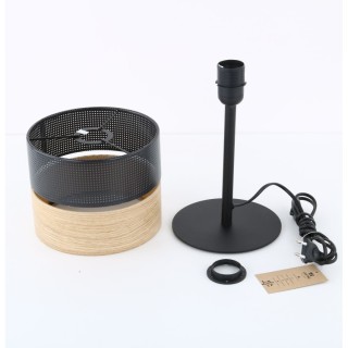 Veilleuse Nicol 1 lumière – noir – en métal – style moderne