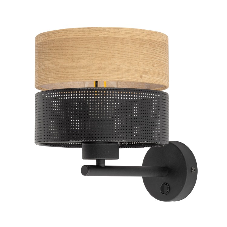 Applique murale Nicol 1 lumière – noir – en métal – style moderne