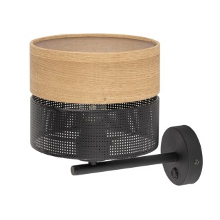 Applique murale Nicol 1 lumière – noir – en métal – style moderne