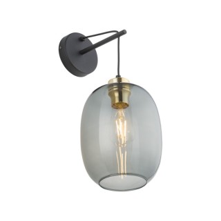 Lampe à poser Delta 1 lumière – noir – en métal – style moderne et chic