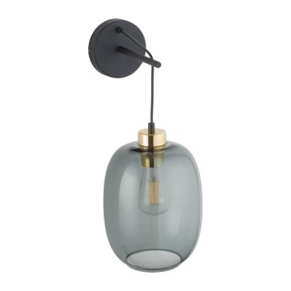 Lampe à poser Delta 1 lumière – noir – en métal – style moderne et chic