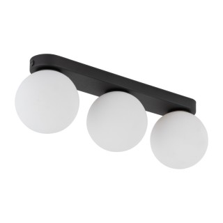 Plafonnier Mini 3 lumières – noir – en métal – style moderne