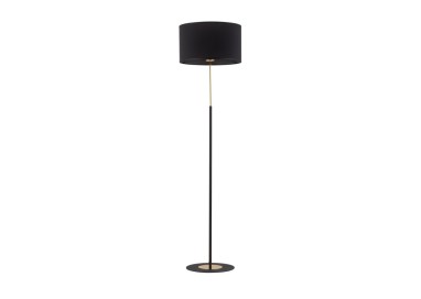 Lampadaire Lord 1 lumière – doré & noir – en métal – style classique et chic