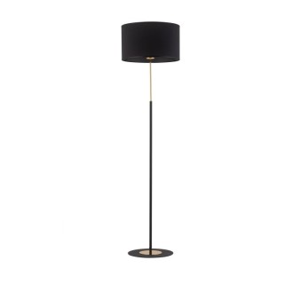 Lampadaire Lord 1 lumière – doré & noir – en métal – style classique et chic