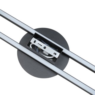 Lampe à poser Java 2 lumières – noir – en métal – style moderne