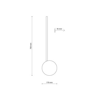 Plafonnier Java 1 lumière – noir – en métal – style moderne