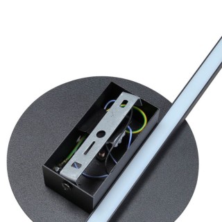 Plafonnier Java 1 lumière – noir – en métal – style moderne