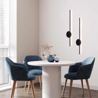 Lampe à poser Java 1 lumière – noir – en métal – style moderne